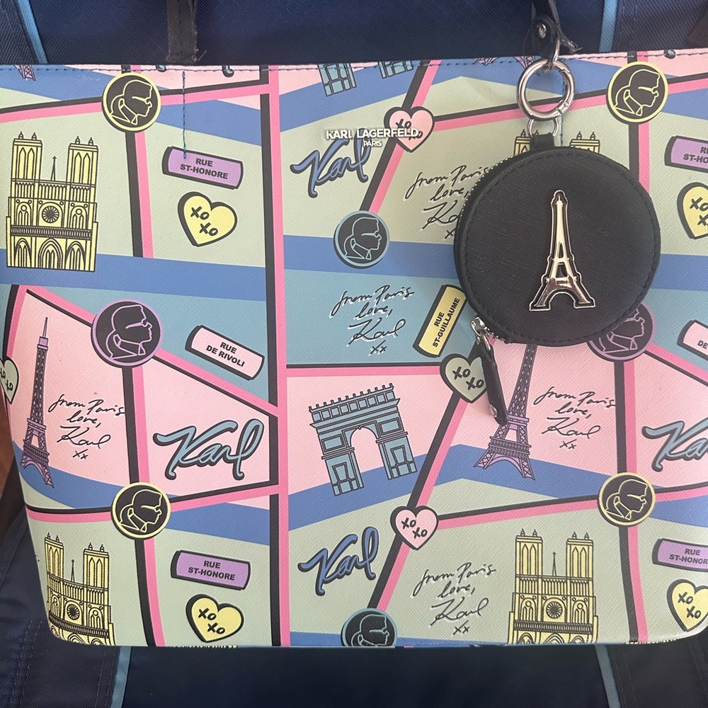 Colorful Karl Tote